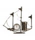 HD290 - Sailing Metal Clock  Pen Holder Ornament